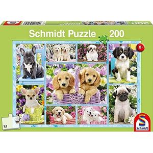 Schmidt - SCH-56162 - Puppies, 200 stukjes Puzzel - vanaf 8 jaar - dieren puzzel