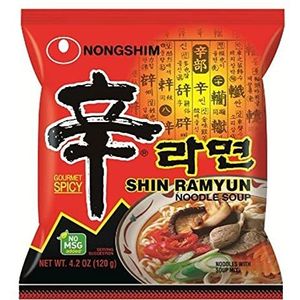 Nongshim - Shin Ramyun pastasoep - 20 stuks (20 x 120 g) - 1 doos