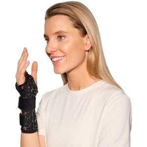 Sporlastic - Manu-Cast Organic - Polsbrace - Zwart - Links