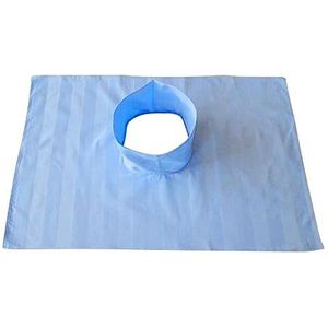 Massagetafel afdeklaken met gezichtsgat voor schoonheidssalon SPA massagetafels blauw