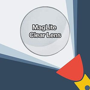 MagLite Vervangende Clear Glass Lens voor C/D Cell en Mag Charger Zaklampen