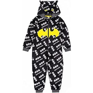 DC Comics Batman Onesie Pyjama Boys Kids Dark Knight Black Pjs 11-12 jaar