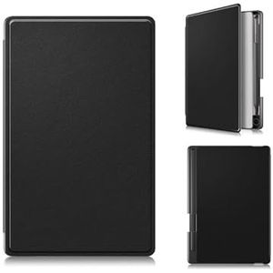 Compatibel met Remarkable Paper Pro Move 7.3'' 2025 hoes met penhouder PU leren magnetische hoes met automatische slaap/waakfunctie(Black)