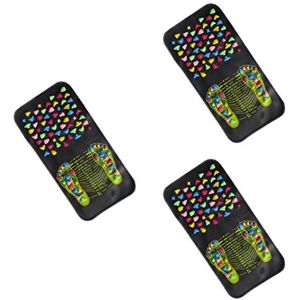 3 stuks Voetmassagekussen Acupressuurmat Massager Tool Reflexologie Roller Fasciitis Plantaris Roller masajeador de pies Acupressuur Voetmat Steen Massagemat Body pp Massagebal