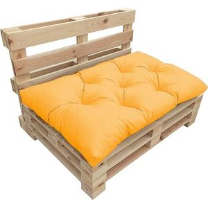Chilly Pilley Palletkussen Waterdicht Palletkussen Palletkussen Palletmeubel Tuinkussen Waterdicht Waterafstotend Vele Maten En Kleuren (Zitkussen 120 X 60. Geel)