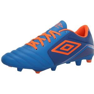 Umbro Classico 12 Fg voetbalschoenen voor heren, Royal Orange Elektrisch Blauw, 43 EU