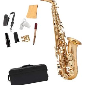 saxofoon kit Complete Set Messing Materialen Voor De Gouden Altsaxofoon Saxofooninstrumenten