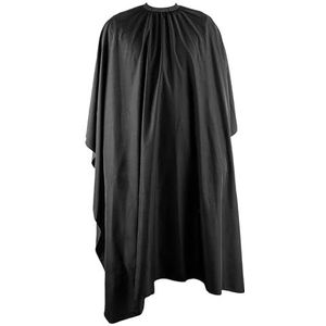 ECENCE - Kapperscape - Zwart - 150x120cm - Waterafwijzend - Haaksluiting