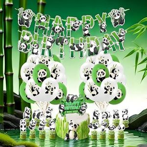 Slinger Wit Groen Goud 21e Verjaardag Decoratie Set - Slinger, Folieballon, Banner, Ballonnen En Taarttoppers - Wit, Groen, Goud - Voor Een Feestelijke Versiering 21e Verjaardag Ballonnen