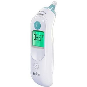 Braun ThermoScan 6, IRT6515 - digitale oorthermometer voor volwassenen, baby's, peuters en kinderen - snel, zacht en nauwkeurig met kleurgecodeerde resultaten