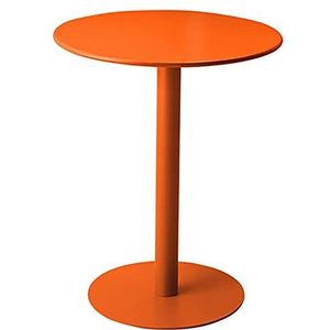 Prachtige kleine ronde tafel, matte textuur 60x73cm salontafel, eenvoudige ijzeren kleine ronde tafel, kleine familie eettafel, kantoor onderhandelingstafel, balkon vrijetijdstafel (kleur: J)