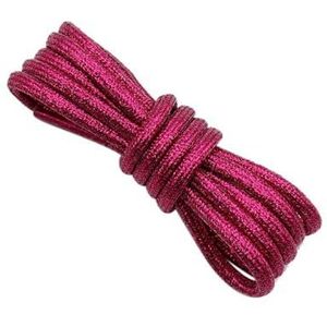 Gnmshzy 4,5 mm ronde veters in effen kleur, rozerood, 39"" ( 100 cm )