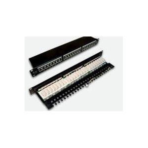 Alantec - 006 - Patchpaneel - Zwart - 1U - 24 RJ45 Poorten