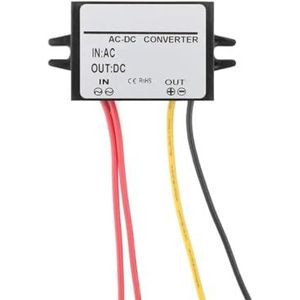 AC 12 V/24 V naar DC 5 V/12 V AC-DC Power Converter 3 A 5 A 10 A Buck Regulator Step-Down Voltage Power Supply Module Transformer voor Auto (5A Medium, DC 5V)