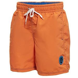 Zagano zwembroek jongens sneldrogende zwemshorts zwembroek sportbroek, jongens kinderen badmode mt. 128-164, oranje, 164 cm