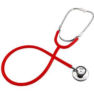 TRIXES Rode Functionele Stethoscoop Prop Educatief Chic Verkleed Diafragma & Belfuncties