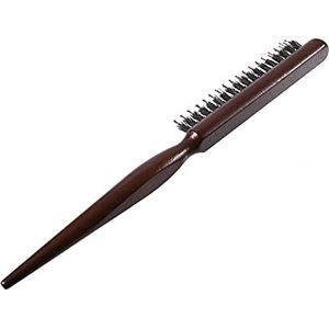 DieffematicSZ kam Professional Salon Tease Back Hairbrush Wooden Thin Line Hairbrush Lengthening Hair Styling Tool DIY 1 Piece