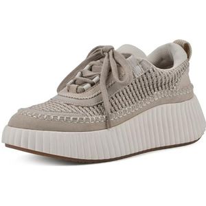 WHITE MOUNTAIN Dynastische sneakers voor dames, Taupe stof, 42.5 EU