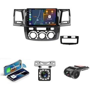 9-inch Touchscreen Autoradio Met Bluetooth Autoradio Voor Toyota Fortuner HILUX Revo Vigo 2007-2015 Plug en Play Android 14 2 Din Autoradio Radio Android Automatische Bluetooth USB RVC SWC(NF-6 4G WIF