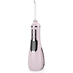 SMSOM Water Mondelinge Flosser Draadloze Water Dental Flossers voor Tanden Braces Dental Mondelinge Irrigator met 3 Modes, IPX7 Waterdicht, Draagbaar en Oplaadbaar voor Thuis & Reizen (Kleur: Roze)