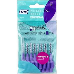TePe SOD inter-dentale borstels 1,1 mm paars - 5 verpakkingen van 8 (40 borstels)
