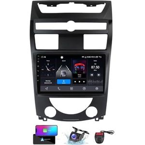 9 Inch Touchscreen Dubbel DIN Autoradio Compatibel met SsangYong Rexton Y250 2 2006-2012 met Carplay/Android Auto FM RDS DAB+ Autoradio WiFi 4G Carplay Android Auto Bluetooth DSP(NF-2)