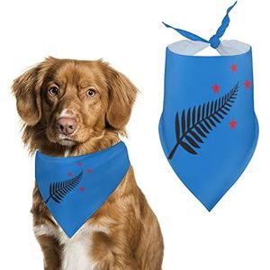 Nieuw-Zeeland Maori Varen Vlag Hond Bandana Afdrukken Kerchief Sjaal Verjaardagscadeau Accessoires Voor Kleine Medium Grote Hond Puppy Kat