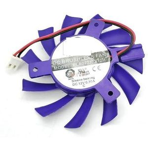 HZDO GT220 GT240 PLA07010S12H grafische kaart koelventilator(2Lines)