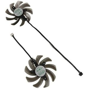 2 stuks GA91S2U, FDC10H12S9-C, grafische kaartventilator, GPU-koeler, voor GAINWARD RTX 2070 8GB GDDR6, voor 2060(9mm Plug GA91S2U)