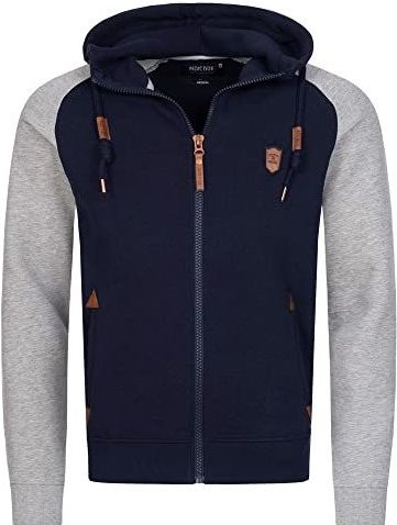 Hoodie - Color-Blocking - Katoen - Capuchon - Lange Mouw