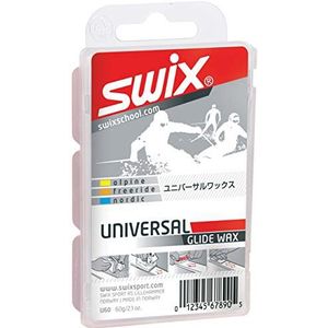 Swix Universele ski/snowboard Glide Wax voor kinderen, 60 g of 180 g, wit, 60 gram