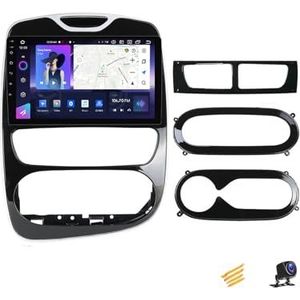 ZARAPLUS Android 13 Autoradio MP5-Speler Met Navigatie 9 Inch Touchscreen Autoradio Compatibel Met Renault Clio 4 2012~2018, Voor 4G/WIFI/FM/SWC/DSP/Android Auto/Carplay,NF7