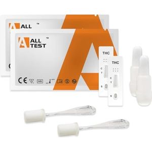 ALLTEST - Drugstest THC - Speeksel - 2 Stuks - Detectielimiet 25 ng/ml