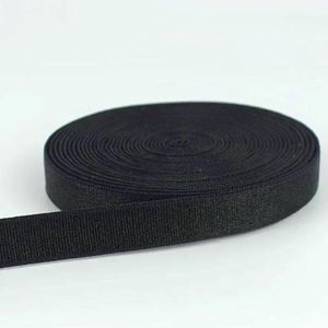 10/20 Meter 6-25mm Nylon Elastische Band voor Ondergoed Schouderband Spandex Tape BH Riem Rubberen Banden DIY Naai Accessoires-Zwart-6mm-20 Meter
