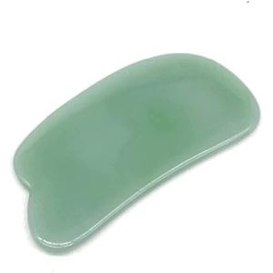Gua sha Schraper Board Natuurlijke Jade Guasha Stone Board Facial Eye Guasha Plaat Jade Gezicht Massager Schraper Tool voor Gezicht Hals Terug Lichaam Druk Therapie Massage Tool Set (kleur: 6)