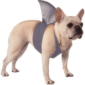 Rubies Costume Shark Fin hond kostuum, S/M, Merhkleurig