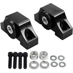 2 Stuks Motorbevestiging Voor Civic 1.5/1.6L / Del Sol 1.6L / CR-V 2.0L Voor Acura Voor Integra 1.8L Zwarte Of Rode Automotor Aandrijfeenheid(Zwart)