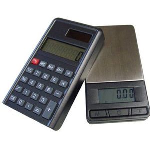 G & G PC 1000 g/0,1 g zakweegschaal & rekenmachine (2 in 1) precisieweegschaal digitale weegschaal goudweegschaal muntweegschaal schaal (1000 g x 0,1 g)