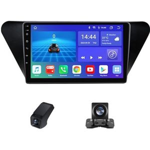 Autoradio 2 Din Bluetooth met Carplay en Android Auto,geldt voor Lifan X50 2015-2019 9 inch met touchscreen stereo auto ondersteunt stuurbediening Achteruitrijcamera FM AM RDS DSP(NF-2)