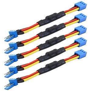 5 Stuks PC CPU Fan Snelheid Verminderen Langzaam Draad 3 Pin Fan Noise Weerstand Kabel