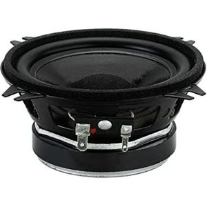 CIARE CW100Z speaker medium lage woofer 10,00 cm 100 mm 4"" 40 watt rms 80 watt max impedantie 4 ohm autodeuren ophanging in zwart rubber, 1 stuk