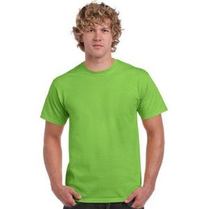 Gildan Heavy Cotton Tee heren T-Shirt, limoengroen, S