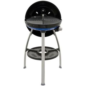 CADAC - Carri Chef 50 BBQ - 50mBar - Staal - Aluminium - Kunststof - Gasbarbecue - Camping Barbecue - Zwart - Grijs - Blauw