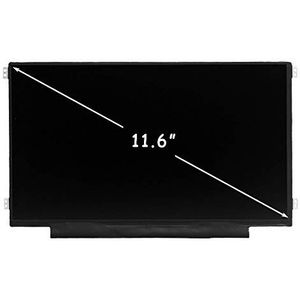 FIRSTLCD Lcd-scherm Vervanging voor Dell ChromeBook 11 3100 3120 3162 3164 3180 I3180 3181 C3181 5190 P26T FGF20 0FGF20 LED Display Assembly, 11.6 inch 1366x768 (niet Touch, Rechts & Links Montage