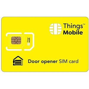 SIM-kaart voor OPEN-POORT -Things Mobile - met wereldwijde dekking en GSM/2G/3G/4G LTE multi-operator netwerk, zonder vaste kosten, zonder deadline, met concurrerende tarieven. € 10 krediet inbegrepen