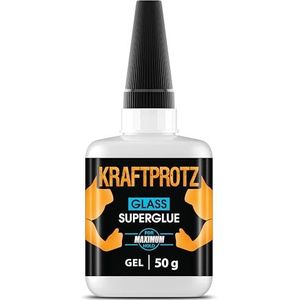 ARKA - KRAFTPROTZ PLASTIC 50 g | Secondelijm extra sterk | Transparante kunststoflijm | Superlijm vloeibaar | Ideaal voor het lijmen van plastic en kunststoffen