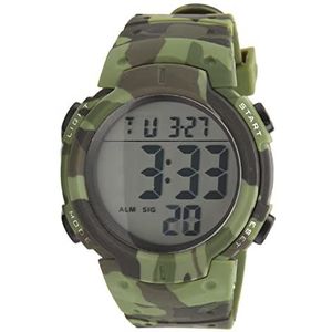 Elektronisch Nachtlampje Horloge ABS-behuizing Sporthorloge Waterdicht 10,3-inch Digitaal Display Student Office Watch (OD Groen)