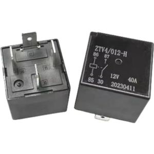 LMNCBVYA 5pcs Electromagnetic ZTV4/012 024-H/1Z 12V 24V 40A 4/5 Pin Plug-in for Automotive and Industrial Applications(ZTV4/012-H (4 pins))