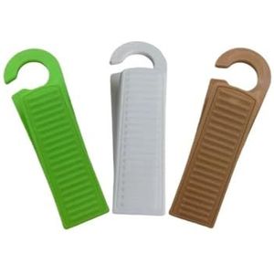 Deurstopwiggen, 3 stuks siliconen deurstoppers for de onderkant van de deur, winddicht blok, wigvormige deurstopper(Color A-3pcs)