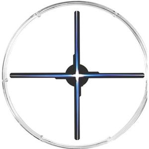 3D Hologram Fan 65CM/25.6IN 3D holografische ventilator, WIFI Cloud 1152 stuks LED 3D holografische projector met acryl afdekking Reclameverlichting Display Imaging Logo Light Holo Fan voor zakelijke